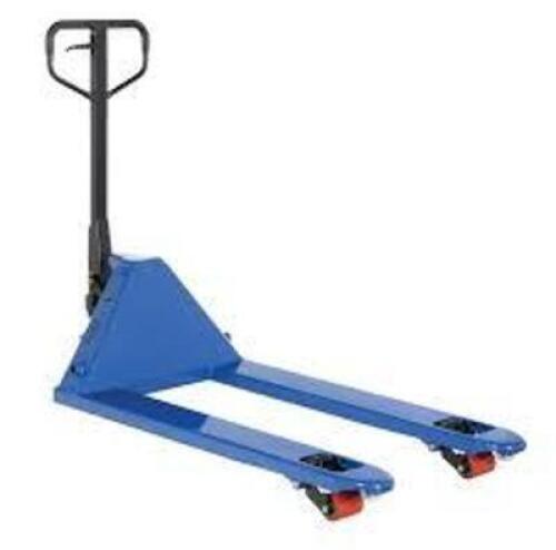 DESCRIPTION: (1) QUICK LIFT PALLET TRUCKS BRAND/MODEL: VESTIL #PM5-2748-QL INFORMATION: BLUE RETAIL$: $539.99 EA SIZE: 5500 LB CAPACITY QTY: 1