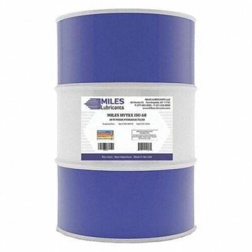 DESCRIPTION: (1) DRUM OF HYDRAULIC OIL BRAND/MODEL: MILES LUBRICANTS #49CL23 INFORMATION: BLUE RETAIL$: $1252.24 EA SIZE: 55 GAL QTY: 1