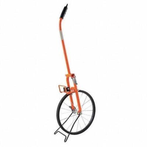DESCRIPTION: (1) MEASURING WHEEL, SINGLE WHEEL BRAND/MODEL: KERSON #2UJZ2 INFORMATION: ORANGE RETAIL$: $200.48 EA SIZE: 4' WHEEL CIRCUMFERENCE QTY: 1
