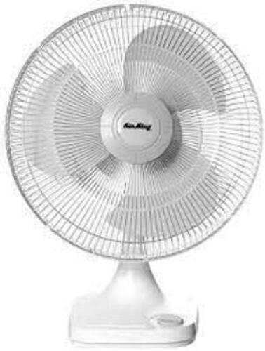 DESCRIPTION: (1) 3 SPEED OSCILLATING FAN BRAND/MODEL: AIRKING #4DA35 9102 RETAIL$: $61.08 EA SIZE: 12" QTY: 1