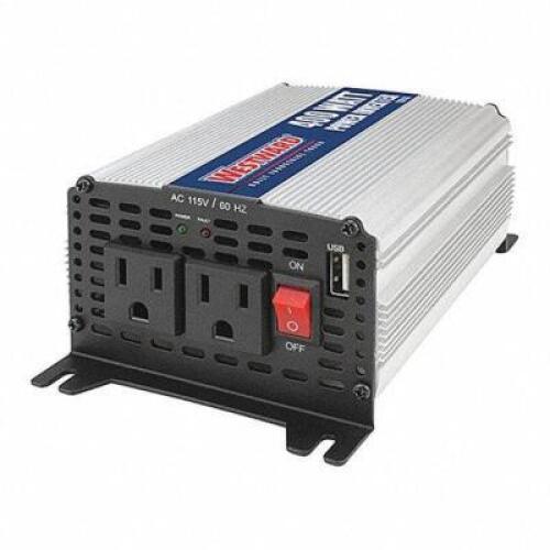 DESCRIPTION: (1) POWER INVERTER BRAND/MODEL: WESTWARD #54DC43 RETAIL$: $73.28 EA SIZE: 400 WATT QTY: 1