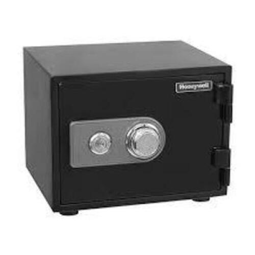 DESCRIPTION: (1) FIRE-SAFE LOCKING SAFE BRAND/MODEL: HONEYWELL #52HM56 INFORMATION: BLACK RETAIL$: $228.80 EA QTY: 1