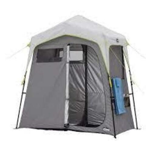 DESCRIPTION: (1) INSTANT SHOWER TENT BRAND/MODEL: CORE EQUIPMENT INFORMATION: GRAY RETAIL$: $199.99 EA SIZE: 7X3.5' QTY: 1