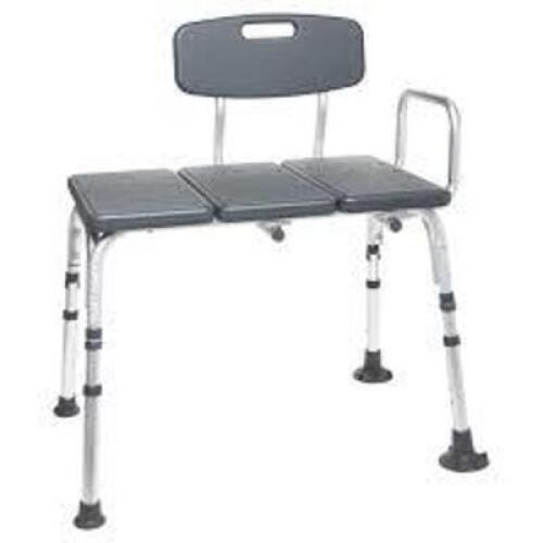 DESCRIPTION: (1) TRANSFER BENCH BRAND/MODEL: EQUATE INFORMATION: BLACK RETAIL$: $82.00 EA SIZE: 350 LBS CAPACITY QTY: 1