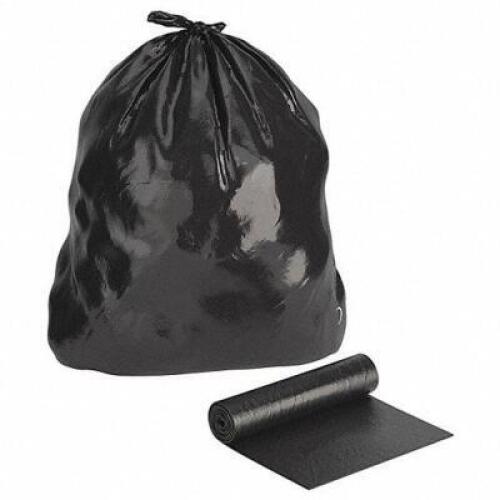 DESCRIPTION: (1) BOX OF (100) RECYCLED PLASTIC TRASH BAGS BRAND/MODEL: TOUGH GUY #38EU60 INFORMATION: BLACK RETAIL$: $71.78 PER BOX QTY: 1