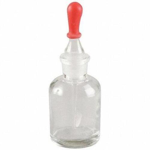DESCRIPTION: (4) PACKS OF (12) NARROW ROUND BOTTLE BRAND/MODEL: LAB SAFETY/5YHK8 INFORMATION: CLEAR/DROPPER RETAIL$: 40.23 PER PK OF 12 SIZE: 1 OZ QTY