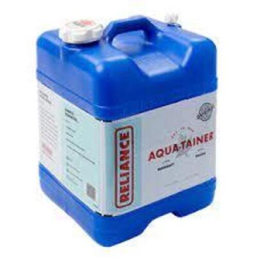DESCRIPTION: (1) AQUA-TAINER BRAND/MODEL: RELIANCE INFORMATION: BLUE RETAIL$: $19.99 EA SIZE: 7 GAL QTY: 1