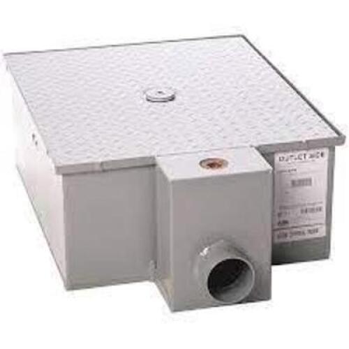 DESCRIPTION: (1) LOW GREASE TRAP WITH FLOW CONTROL BRAND/MODEL: ZURN #G5412010 RETAIL$: $445.90 EA QTY: 1