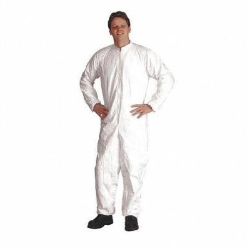 DESCRIPTION: (1) BOX OF (25) COLLARED DISPOSABLE COVERALLS BRAND/MODEL: DUPONT #1MKZ2 INFORMATION: WHITE RETAIL$: $268.83 TOTAL SIZE: XL QTY: 1