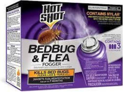 DESCRIPTION (1) BEDBUG AND FLEA KILLER BRAND/MODEL HOT SHOT ADDITIONAL INFORMATION RETAILS FOR $10.00 EA SIZE 2 OZ� THIS LOT IS ONE MONEY QTY 1