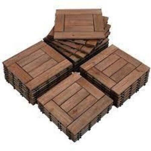 DESCRIPTION: (2) BOXES OF (27) PCS OUTDOOR TILES BRAND/MODEL: YAHEETECH #591783 INFORMATION: BROWN RETAIL$: $120.00 EA SIZE: 12X12 QTY: 2