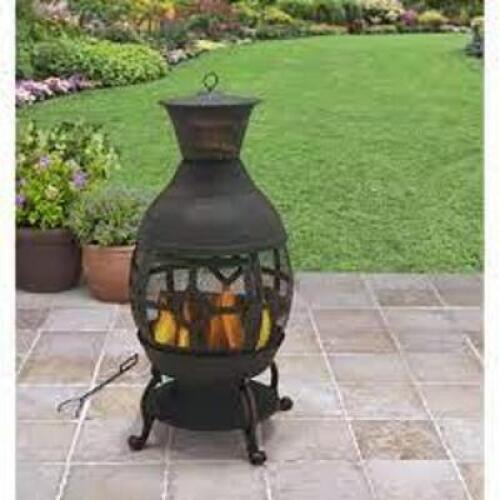 DESCRIPTION: (1) CAST IRON CHIMINEA BRAND/MODEL: BETTER HOMES AND GARDEN RETAIL$: $100.00 EA QTY: 1