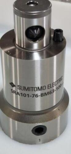 DESCRIPTION: (1) SUMIREAMER INDEXABLE REAMER BRAND/MODEL: SUMITOMO SRA101-76-BM63-100 RETAIL$: 2750 QTY: 1