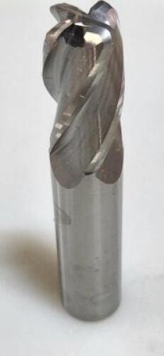 DESCRIPTION: (3) SOLID CARBIDE CORNER CHAMFER/RADIUS END MILL BRAND/MODEL: HTC TOOL 350-4750-125RQ RETAIL$: $115.08 EA SIZE: 3/4" DIA 1-1/2" LOC QTY: