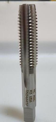 DESCRIPTION: (1) HSS STRAIGHT FLUTE HAND TAP BRAND/MODEL: HERTEL 77430288 RETAIL$: 34.43 SIZE: 9/16-12 UNC QTY: 1