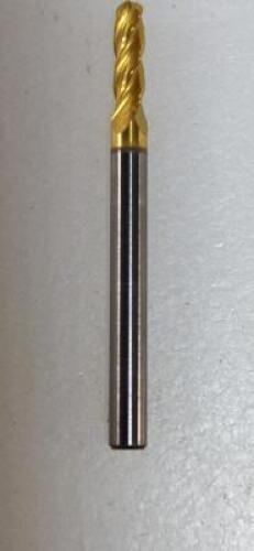DESCRIPTION: (1) SOLID CARBIDE BALL END MILL BRAND/MODEL: HERTEL TCE20611B RETAIL$: 22.2 SIZE: 7/64" 3/8" LOC QTY: 1