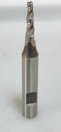 DESCRIPTION: (1) HSS 3 DEG PER SIDE TAPERED SQ END MIL BRAND/MODEL: MAADE IN USA 81441180 RETAIL$: 53.01 SIZE: 1/8: SM END DIA QTY: 1