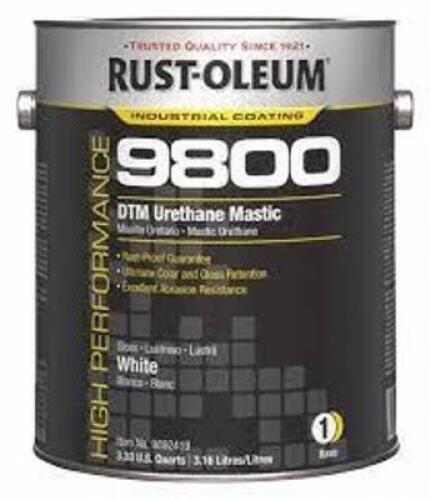 DESCRIPTION (2) URETHANE MASTIC COATING BRAND/MODEL RUST-OLEUM #2NU61 ADDITIONAL INFORMATION WHITE RETAILS FOR $127.52 EA SIZE 1 GALLON THIS LOT IS SO