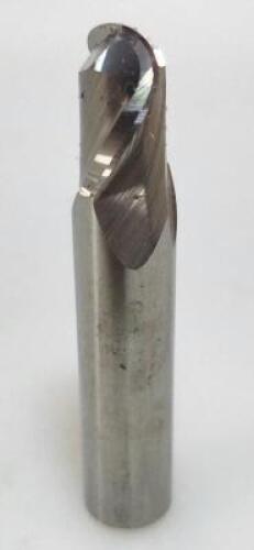 DESCRIPTION: (1) SOLID CARBIDE BALL END MILL BRAND/MODEL: HERTEL 88248810 RETAIL$: 69.11 SIZE: 7/16" 5/8" LOC QTY: 1