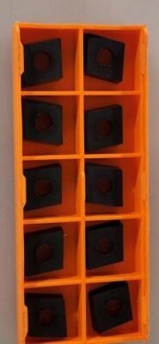 DESCRIPTION: (60) CCMT432 CARBIDE TURNING INSERTS BRAND/MODEL: CCMT432EN RETAIL$: $ 15.70 PER INSERT QTY: 60