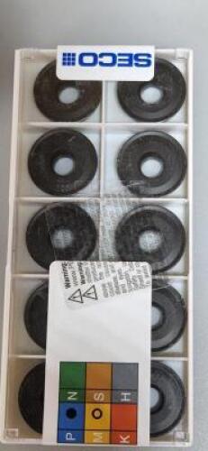 DESCRIPTION: (40) RPKT SOLIDCARIDE MILLING INSERT BRAND/MODEL: SECO RPKT2006M0T RETAIL$: $ 22.14 PER INSERT QTY: 40