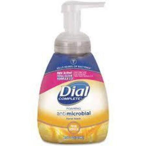 DESCRIPTION: (8) ANTIMICROBIAL FOAMING HAND SOAP BRAND/MODEL: DIAL COMPLETE RETAIL$: $5.00 EA SIZE: 7.5 FL OZ QTY: 8