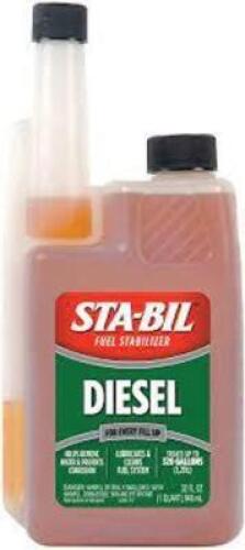 DESCRIPTION: (4) DIESEL FUEL STABILIZER BRAND/MODEL: STA-BIL #10N802 RETAIL$: $50.00 EA SIZE: 32 OZ QTY: 4