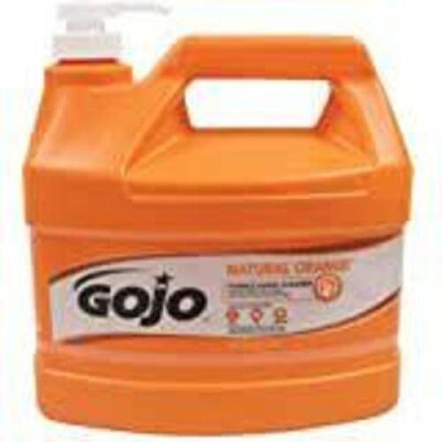 DESCRIPTION: (2) HAND CLEANER BRAND/MODEL: GOJO INFORMATION: NATURAL ORANGE RETAIL$: $23.57 EA SIZE: 64 OZ QTY: 2