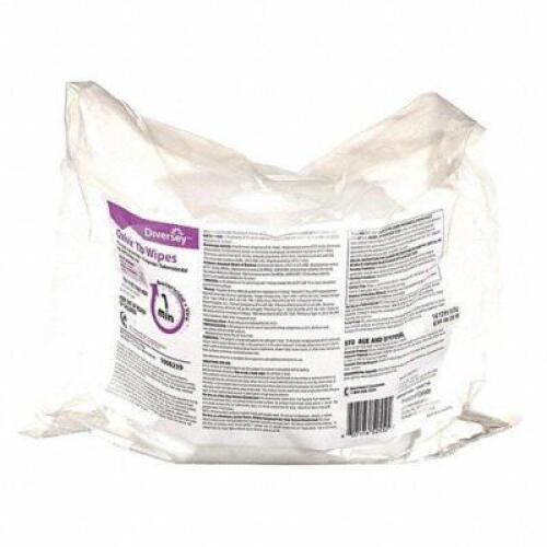 DESCRIPTION: (2) DISINFECTING WIPES BRAND/MODEL: DIVERSEY #45DW77 RETAIL$: $125.00 TOTAL SIZE: 12X11 SHEET SIZE QTY: 2