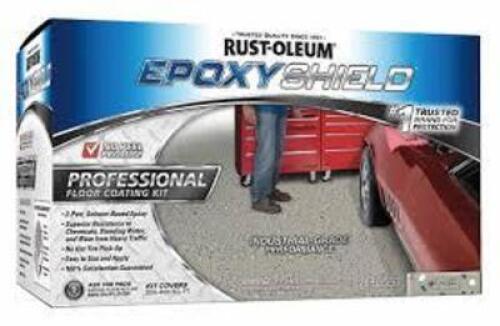 DESCRIPTION: (1) FLOOR COATING KIT BRAND/MODEL: RUST-OLEUM #1TBG4 RETAIL$: 289.45 SIZE: 2GAL QTY: 1