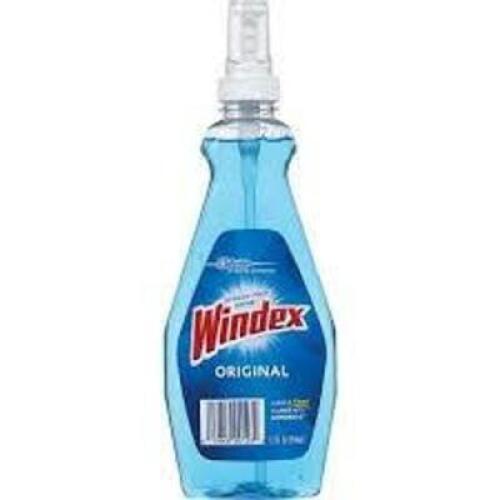DESCRIPTION: (6) GLASS CLEANER BRAND/MODEL: WINDEX RETAIL$: $6.00 EA SIZE: 12 OZ QTY: 6