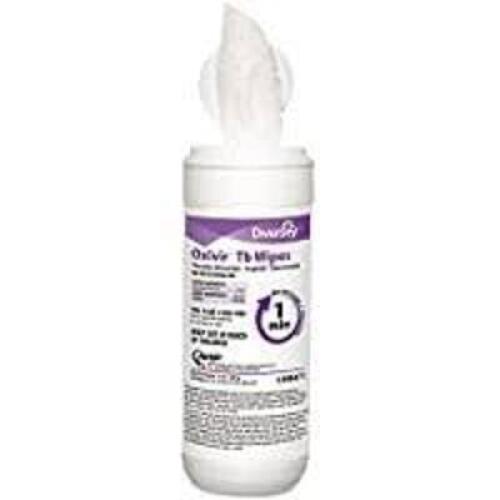 DESCRIPTION: (6) DISINFECTING WIPES CANISTER BRAND/MODEL: OXIVIR TB WIPES RETAIL$: $20.43 EA SIZE: 7X6 QTY: 6