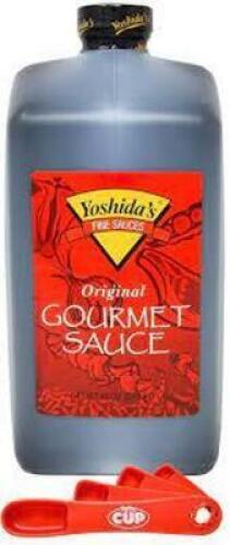 DESCRIPTION: (2) GORUMET SAUCE BRAND/MODEL: YOSHIDA'S ORIGINAL RETAIL$: $20.00 EA SIZE: 88 OZ QTY: 2