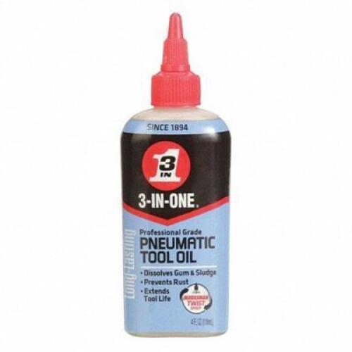 DESCRIPTION: (6) AIR TOOL DRIP LUBRICATING OIL BRAND/MODEL: 3-IN-ONE #20LA87 RETAIL$: $6.57 EA SIZE: 4 OZ QTY: 6