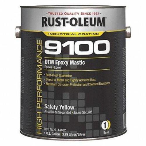 DESCRIPTION: (1) EPOXY MASTIC COATING BASE BRAND/MODEL: RUST-OLEUM #6H386 INFORMATION: SAFETY YELLOW RETAIL$: $156.00 EA SIZE: 1 GALLON QTY: 1