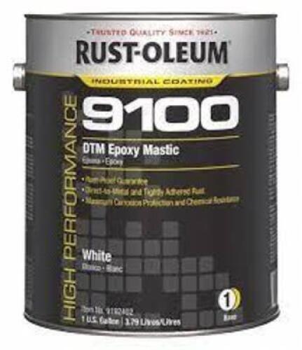 DESCRIPTION: (2) EPOXY MASTIC COATING BASED BRAND/MODEL: RUST-OLEUM #5A276 INFORMATION: WHITE RETAIL$: 103.23 SIZE: 1 GALLON QTY: 2