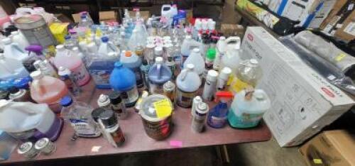 DESCRIPTION: (1) MISC TABLE OF CHEMICALS QTY: 1