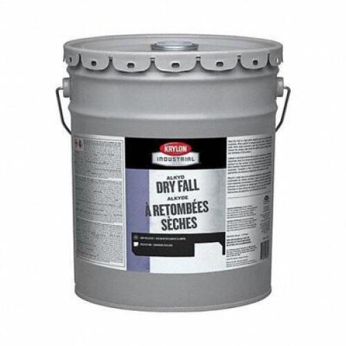 DESCRIPTION: (1) DRY FALL PAINT FLAT FINISH BRAND/MODEL: KRYLON INDUSTRIAL #52JN63 INFORMATION: WHITE RETAIL$: 166.91 SIZE: 5 GALLON QTY: 1