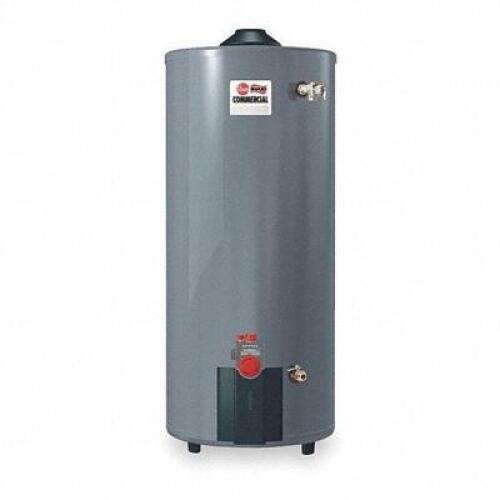 DESCRIPTION: (1) COMMERCIAL GAS WATER HEATER BRAND/MODEL: RHEEM-RUDD #2VRE3 INFORMATION: SOME DAMAGE RETAIL$: $2,443.03 SIZE: 75.0 gal Tank Capacity,