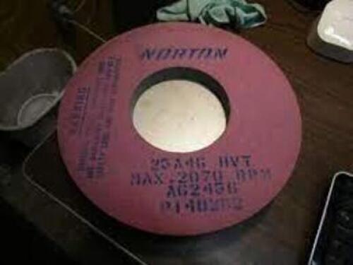 DESCRIPTION: (10) GRINDING WHEELS BRAND/MODEL: NORTON INFORMATION: PINK MUST COME INSPECT FOR SIZE RETAIL$: $150.00 EA SIZE: 12" X 1" X 5" QTY: 10