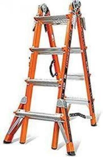 DESCRIPTION: (1) ADJUSTABLE LADDER BRAND/MODEL: LITTLE GIANT #15144 INFORMATION: ORANGE RETAIL$: $530.10 EA SIZE: 15' QTY: 1