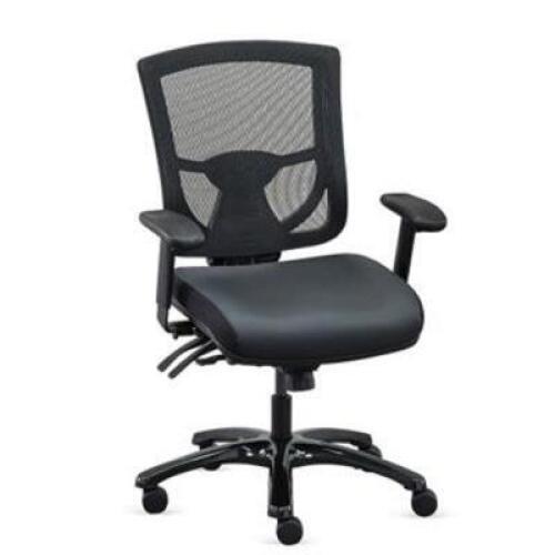 DESCRIPTION: (1) MESH BACK CHAIR WITH POLYURETHANE SEAT BRAND/MODEL: OVERTIME 24/7 RETAIL$: $569.00 EA QTY: 1