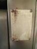 DESCRIPTION: BAKERS PRIDE DOUBLE STACK GAS DECK OVEN /W 34" DOORS BRAND / MODEL: BAKERS PRIDE ADDITIONAL INFORMATION NATURAL GAS. STONES IN GOOD CONDI - 4