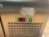 DESCRIPTION: KRATOS THREE DOOR REFRIGERATED PIZZA PREP TABLE W/ RISER SHELF AND HEAT LAMP BRAND / MODEL: KRATOS 69K-762HC ADDITIONAL INFORMATION 115 V - 3