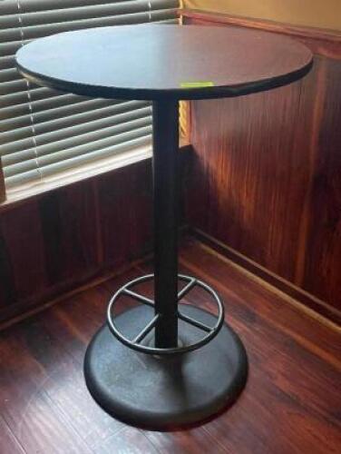 NAME: 41" X 30" BAR TABLE DESCRIPTION: 41" X 30" BAR TABLE SIZE: 41" X 30" LOCATION: DINING AREA THIS LOT IS: ONE MONEY QTY: 1