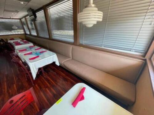 NAME: (5) - PC. BOOTH SYSTEM DESCRIPTION: (5) - PC. BOOTH SYSTEM ADDITIONAL INFORMATION: (5) - 73.5" BOOTH PIECES INCLUDED. / TABLES NOT INCLUDED. BOO