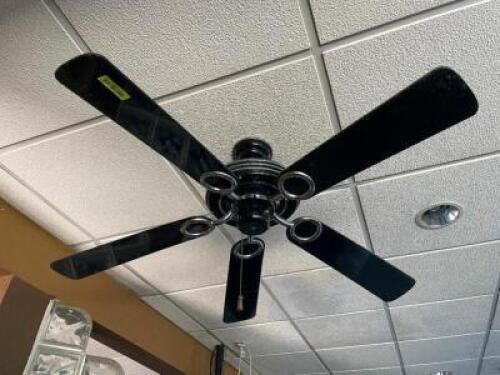NAME: (2) - CEILING FANS DESCRIPTION: (2) - CEILING FANS LOCATION: DINING AREA THIS LOT IS: SOLD BY THE PIECE QTY: 2