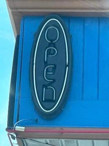 NAME: (2) - CEILING MOUNTED EXIT SIGNS DESCRIPTION: (2) - CEILING MOUNTED EXIT SIGNS LOCATION: DINING AREA THIS LOT IS: SOLD BY THE PIECE QTY: 2