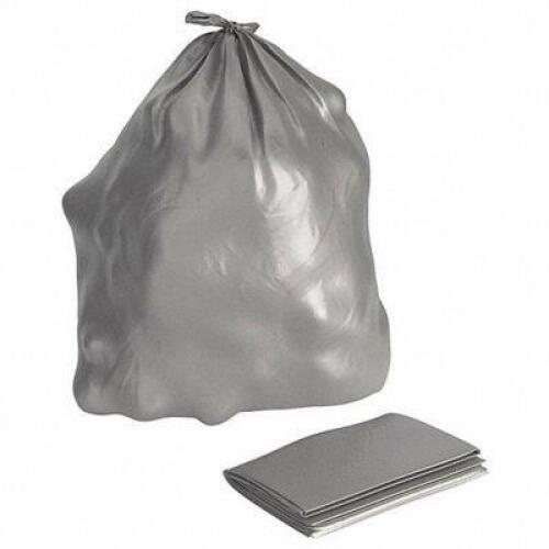 DESCRIPTION: (1) BOX OF (50) TRASH BAGS BRAND/MODEL: TOUGH GUY #5AE66 INFORMATION: SILVER RETAIL$: $95.40 TOTAL SIZE: 55 TO 60 GAL QTY: 1