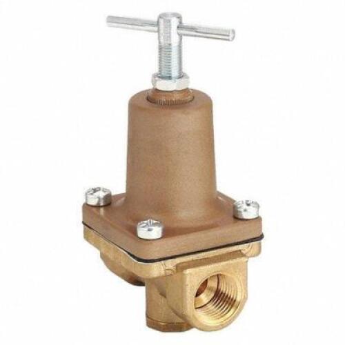 DESCRIPTION: (2) PRESSURE REGULATOR BRAND/MODEL: WATTS #5DMD1 RETAIL$: $168.87 EA SIZE: 1/2 IN INLET SIZE, 1/2 IN OUTLET SIZE, 2 1/8 IN LG QTY: 2